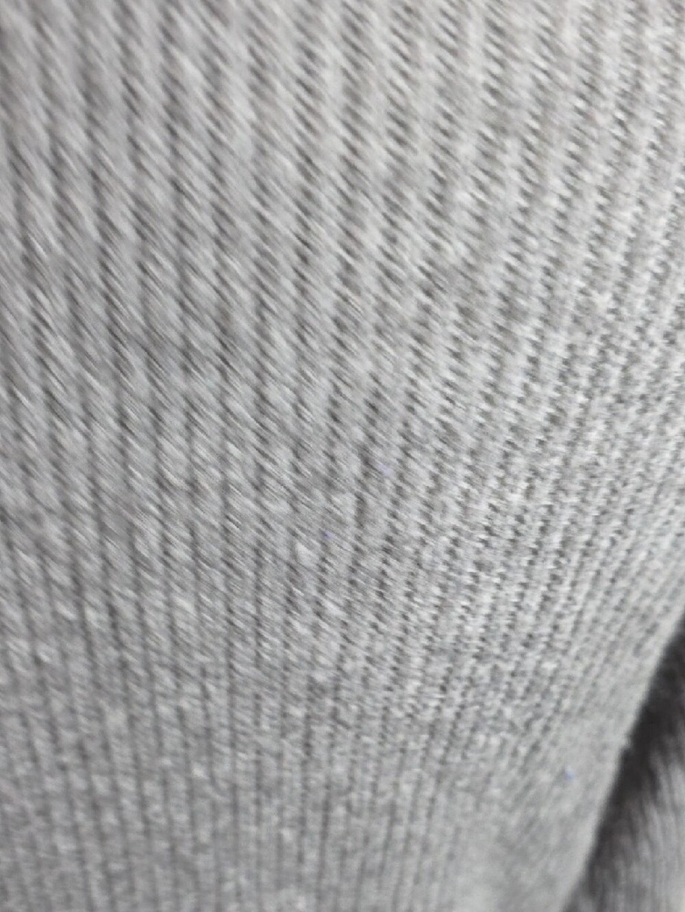Ambiance Long Open-Front Ribbed Cardigan - Gray - Picture 5 of 6